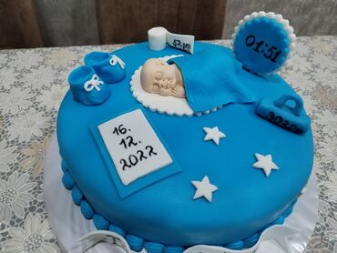 qiz usagi ucun ad gunu tortlari: Yeni doğulan oğlan uşagi üçün xəstəxana çıxışı tortu👌😍