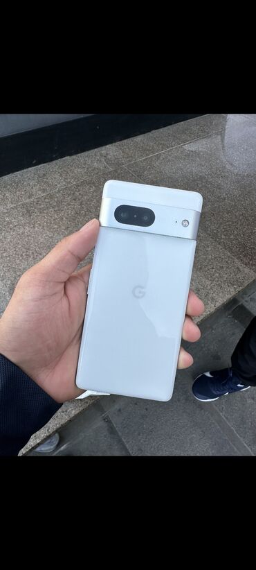 телефон пиксель: Google Pixel 7, Б/у, 128 ГБ, цвет - Белый