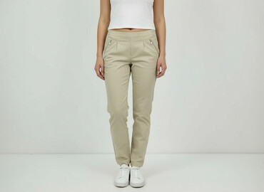 Women's Pants: Chino, Material trousers for women, size M