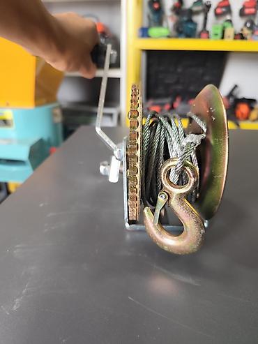 124 рычаг: Ручная лебедка с тросом HAND WINCH 1000 lbs. Описание: - Механичес,кая — 4