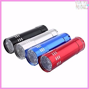 startna puska: UV lampa 9 ledovki aluminijumsko kuciste,3w, idealno za otkrivanje — 1
