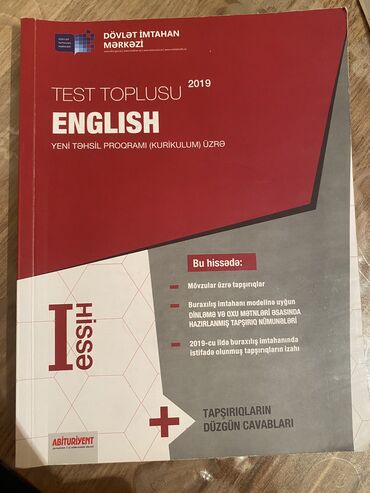 english test toplusu 1 hisse cavablari: İngilis dili Test toplusu 1-ci hissə.Yenidir