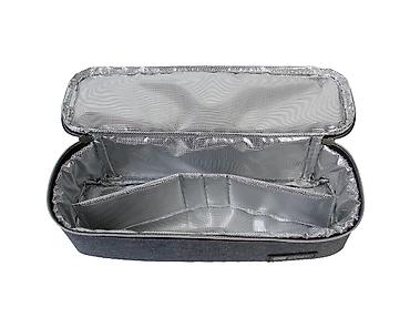 sara pantalone: KikkaBoo Termo izolovana torba za hranu Foody – dark grey - Luksuzna — 1