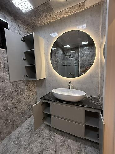 ucuz hamam: Fristand (müstəqil quraşdırılan) vanna və vanna otağı mebeli dəsti - — 4