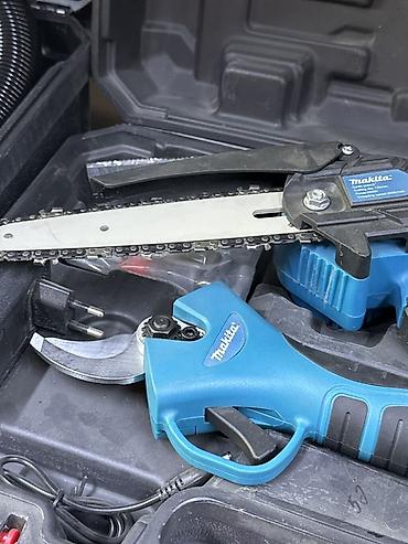 Электроинструменты: Аккумуляторный садовый комплект Makita 68V: мини-цепная пила + — 3