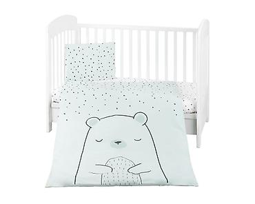 karneri: KIKKA BOO – Bear with Me mint, komplet posteljine sa ogradicom, 6 — 1