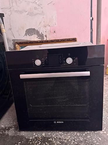 Elektrik sobaları: Bosch quraşdırılan elektrik sobası - Rəng: qara şüşə ön panel, metal — 1