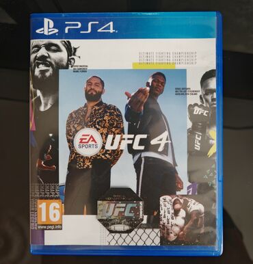 Ps4 üçün Ufc 4 oyun diski, heç bir problemi yoxdur. Çatdırılma yanlız