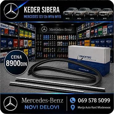 KEDERI MERCEDES 123 VRATA PROZORA GEPEKA SAJBNE NOVI | Keder