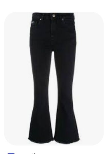 Джинсы и брюки: Джинсы и брюки, цвет - Черный, Б/у