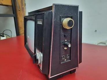 Antikviteti: STARI PORTABL TV JUNOST 603 | Stari prenosni crno beli TV iz 1973 — 3