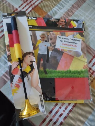 Другое для спорта и отдыха: Флаг Германии в двух вариантах.
каждая по 300 сом