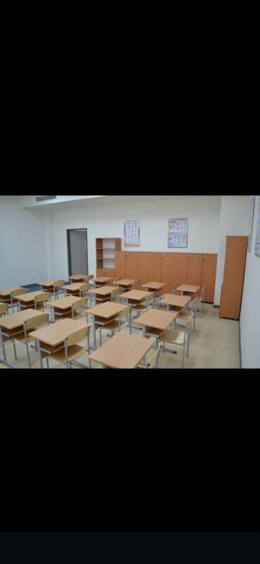 писменный стол: Для девочки и мальчика, Новый, Без выдвижных ящиков, Парта, Со стульями