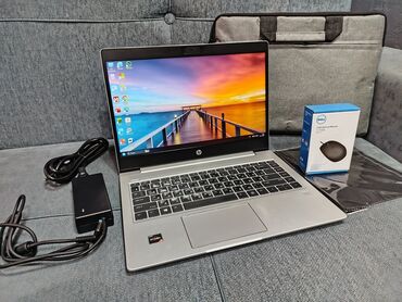 ноутбуков: Ноутбук, HP, 16 ГБ ОЭТ, AMD Ryzen 5, 14 ", Колдонулган, Жумуш, окуу үчүн, эс тутум SSD