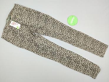 leopard jeans: Spodnie materiałowe damskie, rozmiar S — 2