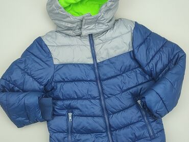 kamizelka puchowa z kapturem: Children's down jacket Cool Club, 5-6 years, Synthetic fabric, condition - Very good