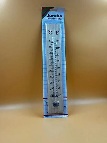 termometr: Taxta termometr 40 sm Bu Jumbo termometr həm Celsius, həm də — 4