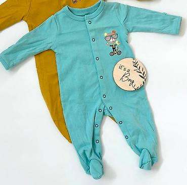 Другие детские вещи: Слипики б/у размер 3-6 мес (состояние идеальное, надевалось 2-3 раза) — 8