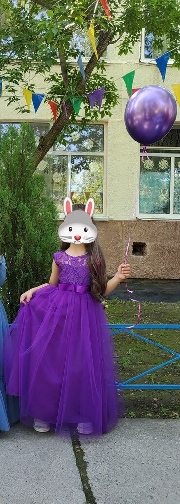 Платья: Детское платье, цвет - Фиолетовый, Б/у