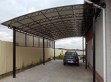 Металлические фермы: Арочные стальные фермы прямые полу арки - Назначение: несущие — 7