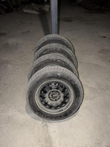 Дөңгөлөктөр монтажда: Дөңгөлөктөр монтажда 175 / 70 / R 14, Кыш, Колдонулган, Комплект, Темир, тешиктери - 4 — 4