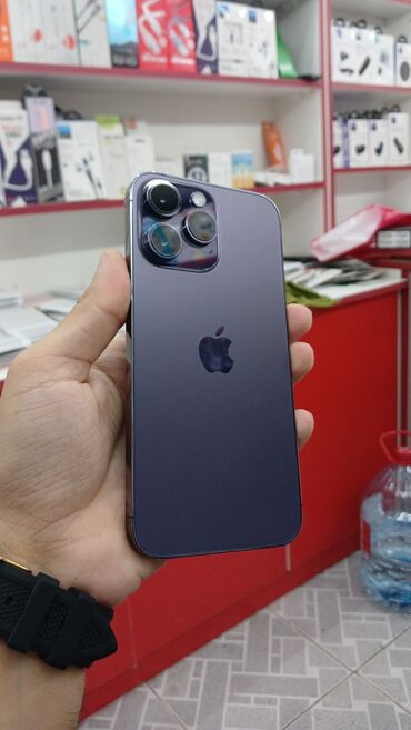 iphone 12 qara: IPhone 14 Pro Max, 128 ГБ, Deep Purple