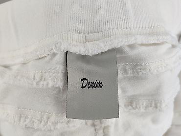 biale sandaly na platformie: Denim, Jeansy damskie, rozmiar M — 4