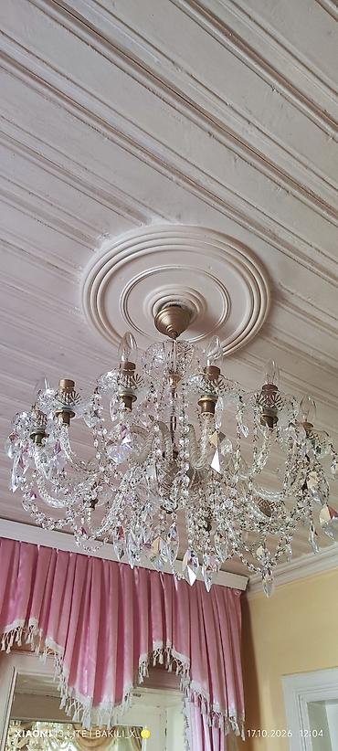 cilciraqlar sederek: Çılçıraq, 10 və daha çox lampa, Xrustal — 4