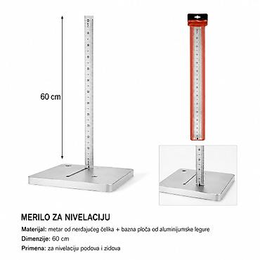 KMT čelični lenjir 2385614 Opis: - Precizan čelični lenjir za kućne
