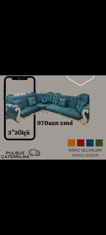 Divanlar: Künc divan, Açılan, Parça -da lalafo.az — 40 Divanlar: Künc divan, Açılan, Parça — 40