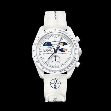 Классикалык сааттар: Часы OMEGA x Swatch MoonSwatch “Mission to the Moonphase – Snoopy” - — 1