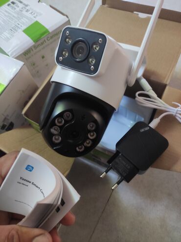 Информатика: Teze wifi kamera 1denesi 30azn qutuda.ucuz satilir.adapterle toxa