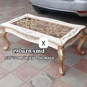 Jurnal masa – klassik üslubda, ağ və qızılı tonlarda dekor. Üst