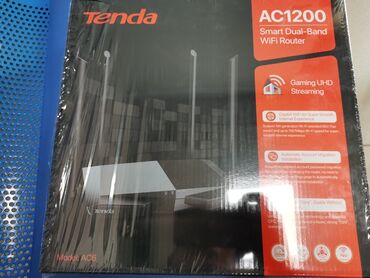 modem 4 antenas: Tenda roter wi-fi modem 4 antena model:305 5g dəstəkli line kabelli 4