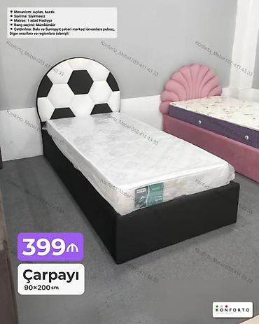 Futbol mövzulu tək nəfərlik çarpayı – 90×200 sm - Başlıq: futbol topu lalafo.az -da Futbol mövzulu tək nəfərlik çarpayı – 90×200 sm - Başlıq: futbol topu