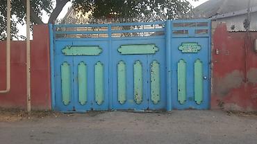 Metal darvaza dəsti - Material: qalın polad/metal sacdan hazırlanmış