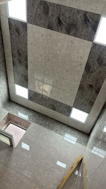 divar boyasi: Mərmər dekorlu interyer panelləri və asma tavan sistemi - Divarlar