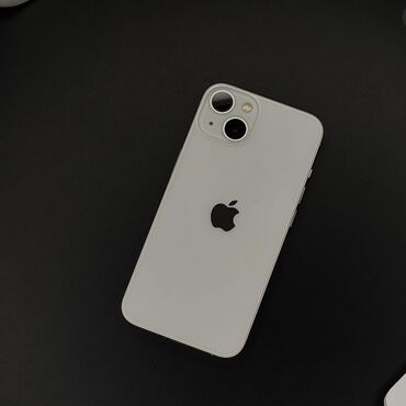 о безлимит на месяц: IPhone 13, Колдонулган, 128 ГБ, Ак, 100 %