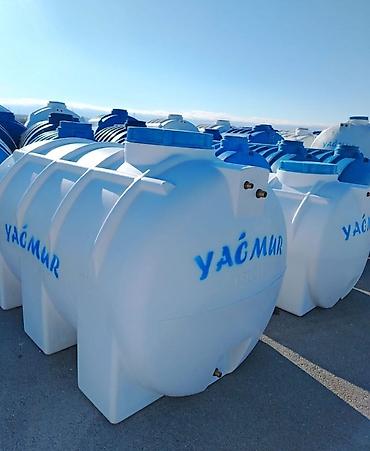 seyfler: YAĞMUR markalı plastik su çənləri Az işlənmiş - Tutum: 1000 lt — 1