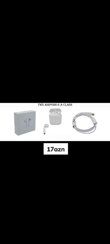 Qulaqcıqlar: Yeni Simsiz (Bluetooth) Qulaqcıqlar, Apple, rəng - Qara — 2