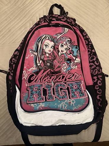 Məktəb çantaları: Monster High uşaq dəsti - 3 parça: bel çantası, idman/çəkmə torbası — 2