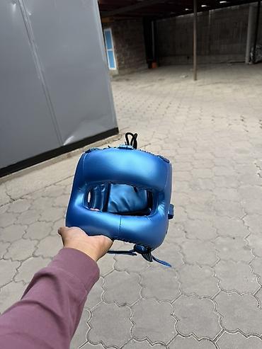 Шлемы: Шлем для единоборств (боксерский/кикбоксинг/MMA), цвет синий. - — 3