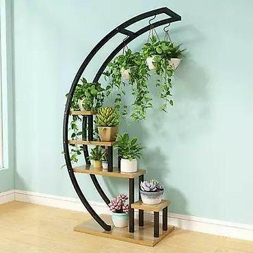Полки, этажерки для цветов: Цветочница в стиле лофт-вечные полки для вашего удовольствия,полка — 1