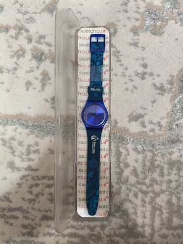 baki saat: Б/у, Наручные часы, Swatch, цвет - Синий
