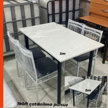 Keyfiyyətli və sərfəli Resdoran kafe ✔️Metbex üçün masa dəsti 📏
