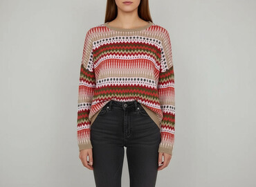 sweter w chmurki reserved: JULIE, Светр жіночий, розмір One size
