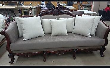 Ремонт, реставрация мебели: Ремонт-реставрацияперетяжка мягкой мебели. Замена обивочной — 9