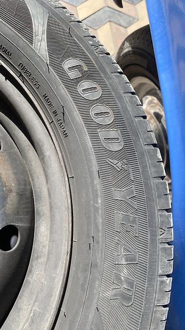 р 16 диски: Летние шины Goodyear, комплект 4 шт. Железные диски на Субару 5/100 — 2