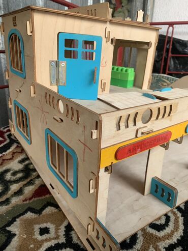 дом игрушка: Детский домик автосервис