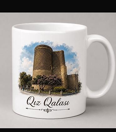 suvenir qablar: Fincanlar, rəng - Ağ, Keramika, 1 əd — 2